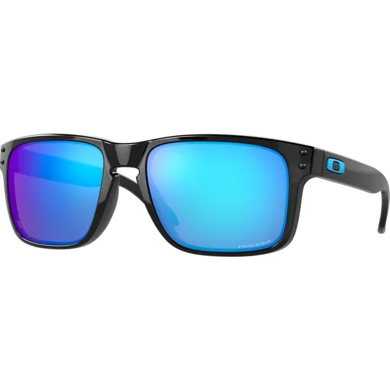 Oakley Holbrook OO9102F5 Occhiali da Sole Uomo Nero Blu Prizm