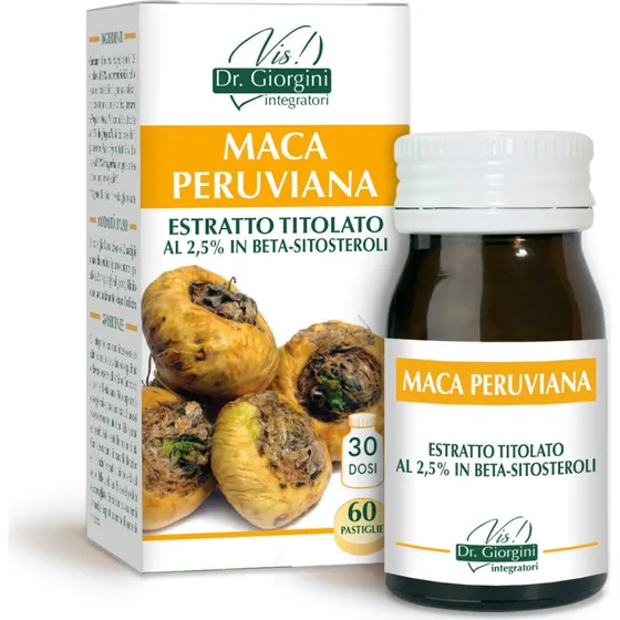 Dr Giorgini Maca Peruviana Estratto Titolato 60 Pastiglie