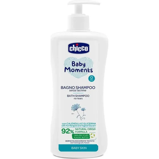 Chicco Baby Moments Bagno Shampoo Senza Lacrime 750 ml