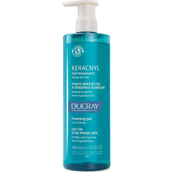 Ducray Keracnyl Gel Detergente 400 ml