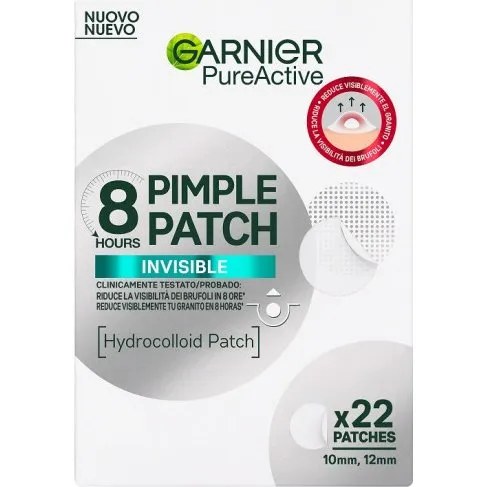 Garnier Pure Active Pimple Patches Invisibili 22 Pezzi