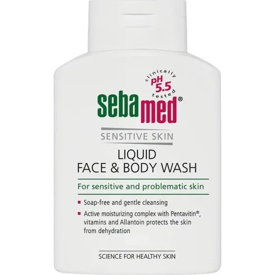 Sebamed Detergente Liquido Viso e Corpo pH 5,5 per Pelli Sensibili 200ml