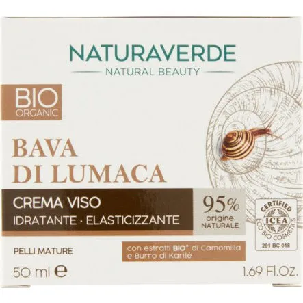 Naturaverde Bio Bava di Lumaca Crema Viso 50ml