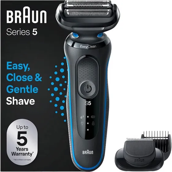 Braun Series 5 51-B1500s - Rasoio Elettrico Wet & Dry