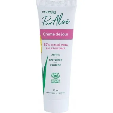 Pur Alo Crema da Giorno All'Aloe Vera 67% Biologica 50 ml