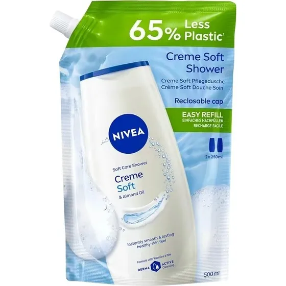 Nivea Gel Doccia Creme Soft Ricarica 500ml