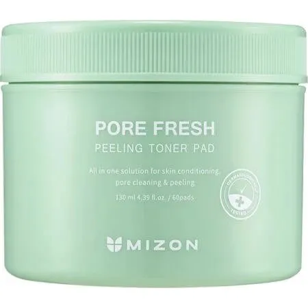 Mizon Pore Fresh Dischi Esfolianti con AHA, BHA e PHA, 60 pezzi