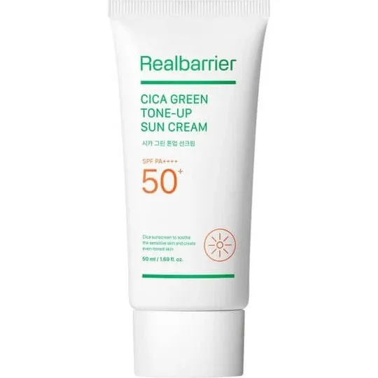 Real Barrier Cica Green Tone-Up Sun Cream SPF 50+ PA++++