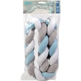 Kiokids Paracolpi Treccia 150 cm Grigio Azzurro