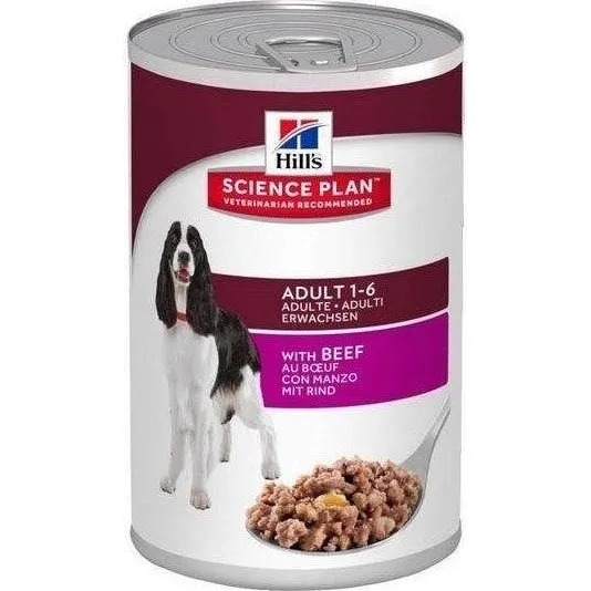 Hill's Science Plan Adult Manzo 12x370g