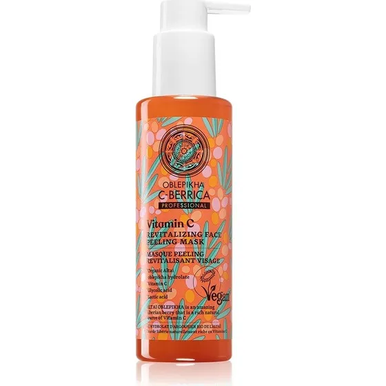 Natura Siberica Maschera Viso Rivitalizzante e Peeling C-Berrica
