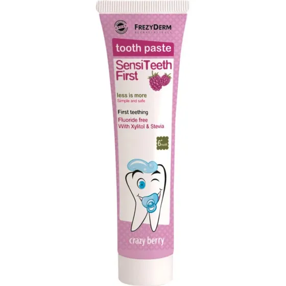 Frezyderm Sensiteeth Dentifricio Senza Fluoro per Primi Denti 40ml