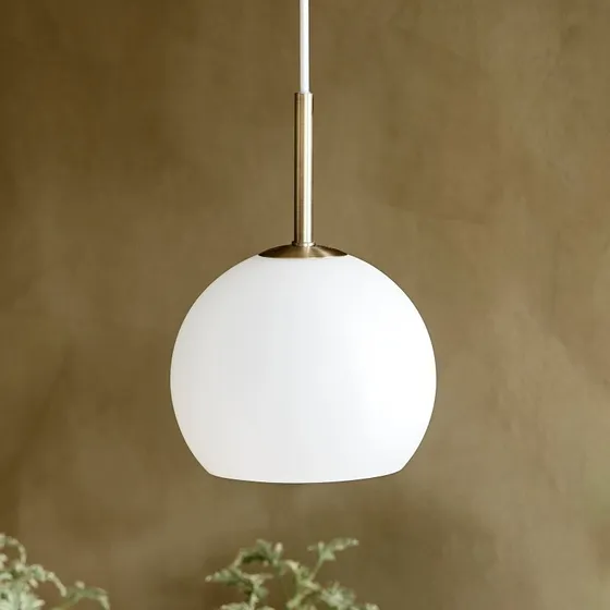 Frandsen Lampada a Sospensione Ball Ø18 Vetro Opale Bianco
