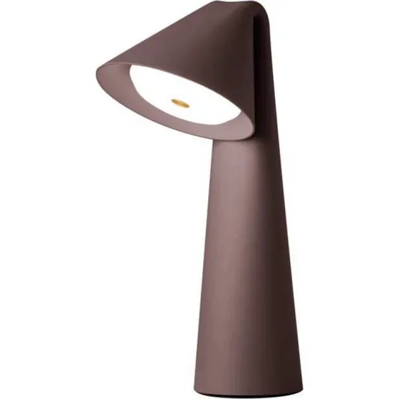 FRANDSEN Lampada da Tavolo LED Ami Ricaricabile Marrone