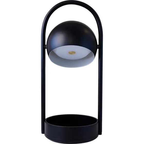 FRANDSEN Lampada da tavolo LED Ball Portable - Nero