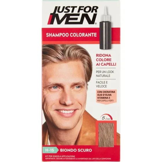 Just For Men Shampoo Colorante Biondo Scuro H15 - 98g
