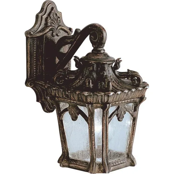 Elstead Applique da esterno Tournai, Bronzo, IP44, Alluminio
