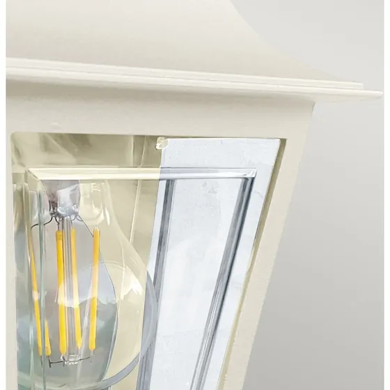 Elstead Applique da esterno Deco Lane, color crema, IP44
