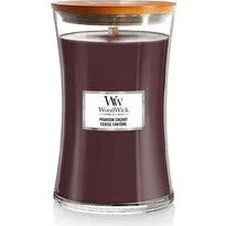 Woodwick Candela Profumata Phantom Cherry Grande con Stoppino in Legno