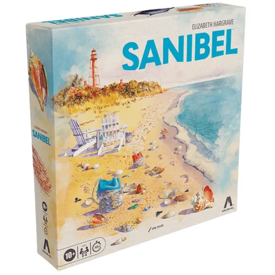 Sanibel - Gioco da Ufficio con Conchiglie in Stile Tetris