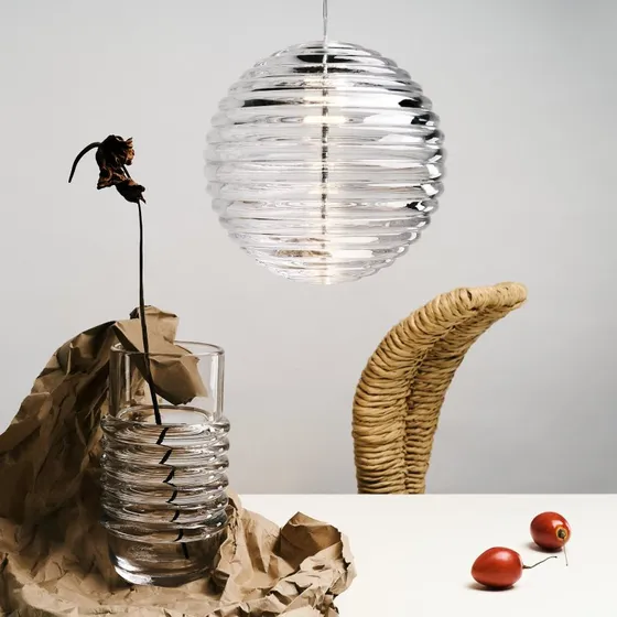 Tom Dixon Lampada a Sospensione Press Sphere Clear