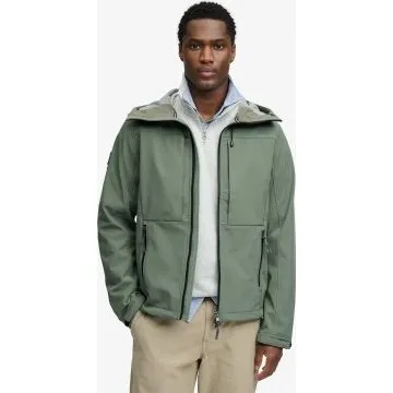 Giacca da trekking con cappuccio Superdry Trekker Softshell Verde