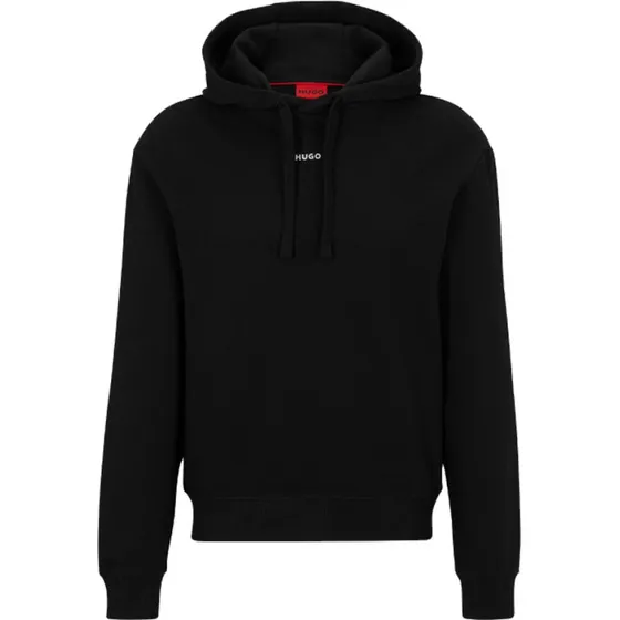 Hugo Boss Felpa con Cappuccio Dapo Nera - Taglia L