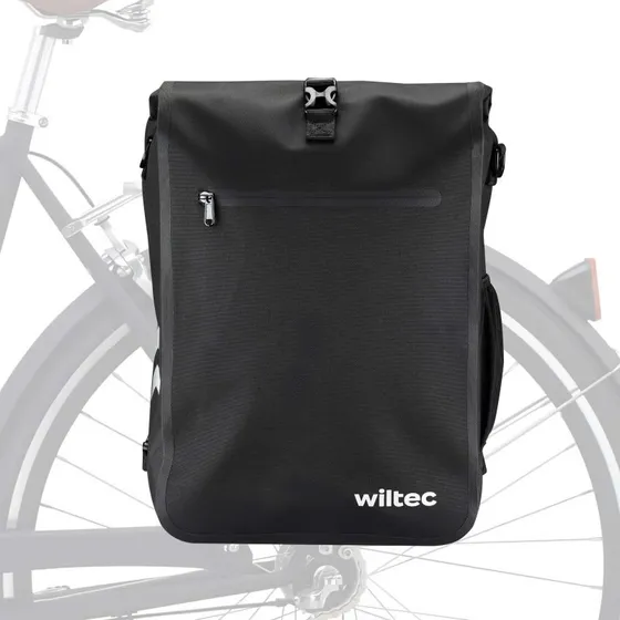 Wiltec Borsa Bici 3in1 25L Nera Impermeabile