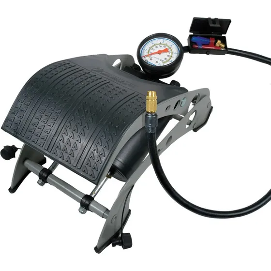 Pompa a pedale doppia Michelin con manometro