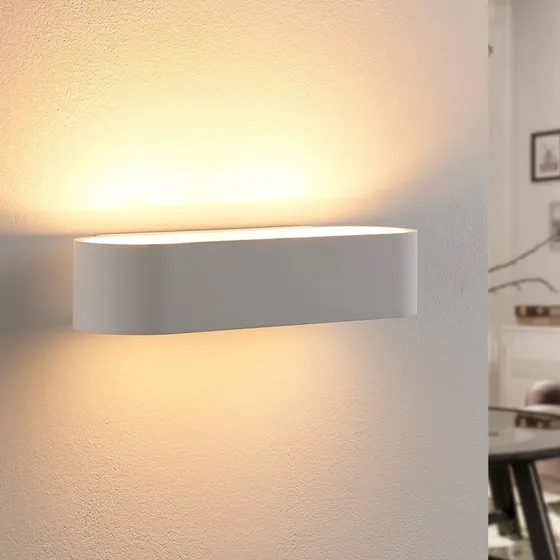 Lindby Applique da Parete Fioni White - Gesso, Moderna e Decorabile