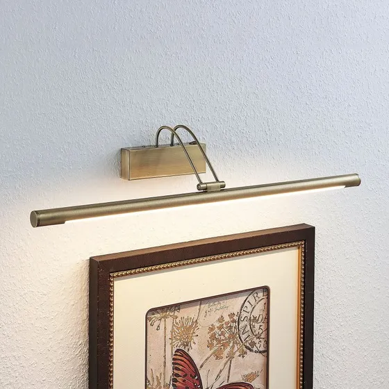 Lindby Mailine Applique LED in Ottone Anticato