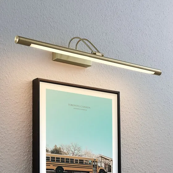 Lindby Mailine Applique LED in Ottone per Parete