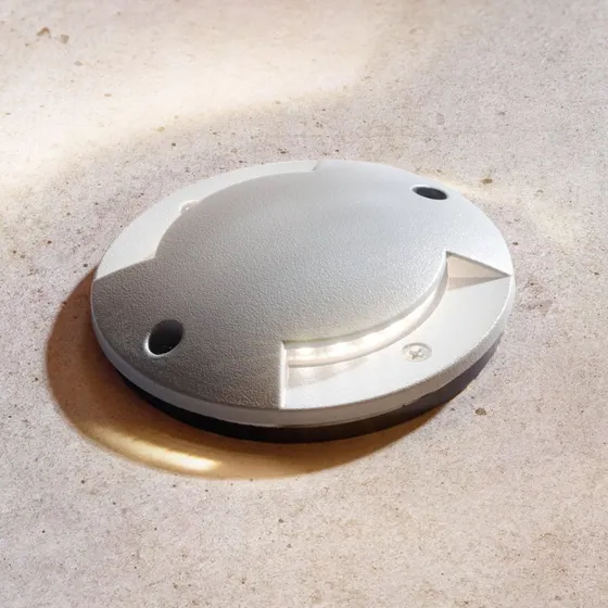 Nandita Spot LED da Incasso Esterno IP65 Argento Lindby
