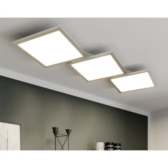 Lucande Plafoniera LED Ilira Argento - Dimmerabile e CCT