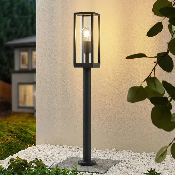 Lampada da giardino Lindby Giavanna H80 Dark Grey