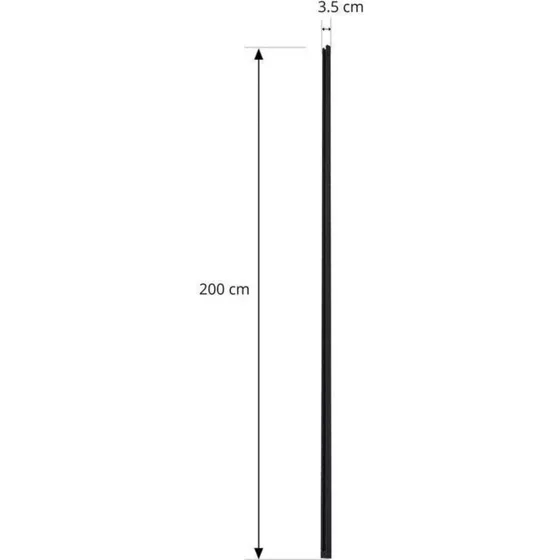 Lindby Linaro L200 Nero - Binario di Alimentazione 200 cm