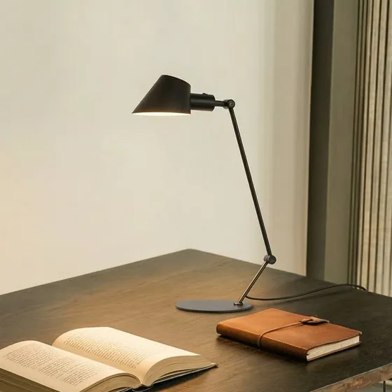 Lampada da tavolo Lindby Corali, Nero, Metallo, 64cm