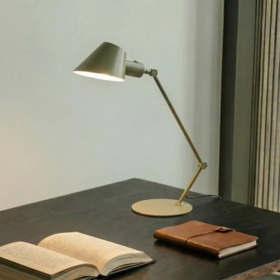 Lampada da tavolo Lindby Corali, verde chiaro, metallo, 64cm