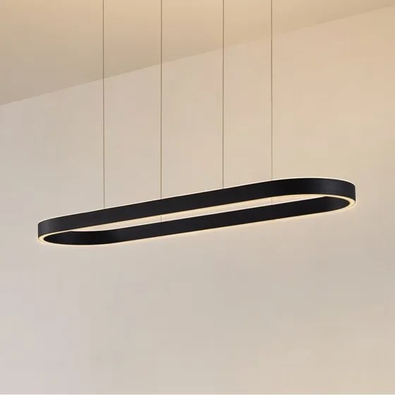 Melinay Lampada LED a sospensione Smart Tuya Lucande - Nera