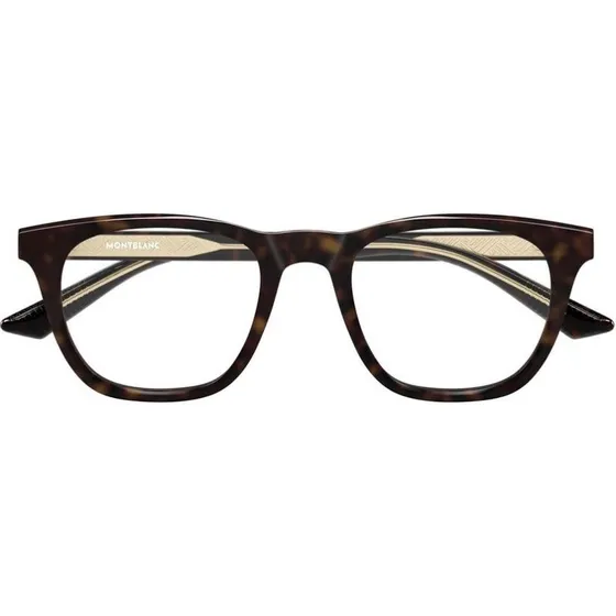 Montblanc MB0422O Occhiali da Vista Uomo Avana Squadrati
