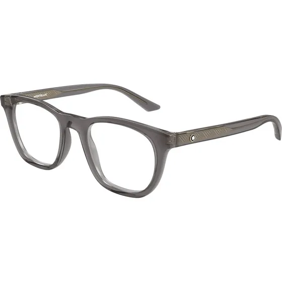 Montblanc MB0422O 009 Occhiali da Vista Squadrati in Acetato Grigio