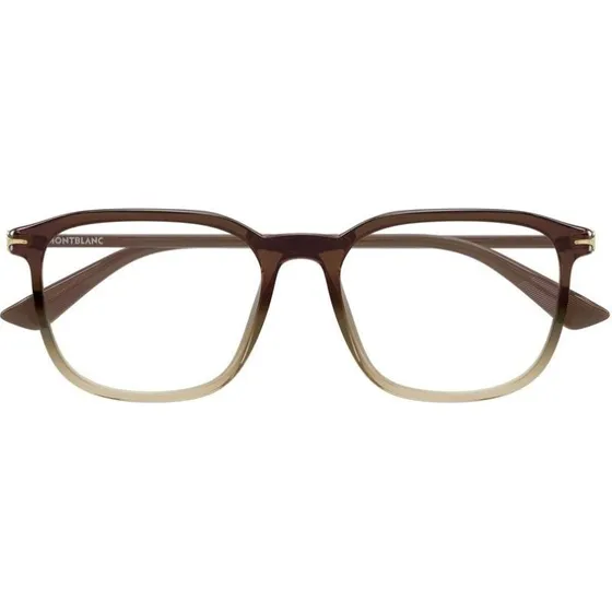 Montblanc MB0438O Occhiali da Vista Uomo Marrone Squadrati