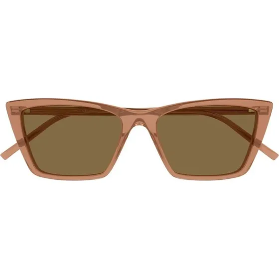 Saint Laurent Mica Thin Sun SL 737 Occhiali da Sole Marrone Squadrati