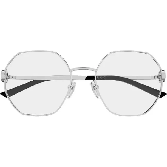 Gucci GG2048O Occhiali da Vista Donna Argento Geometrici