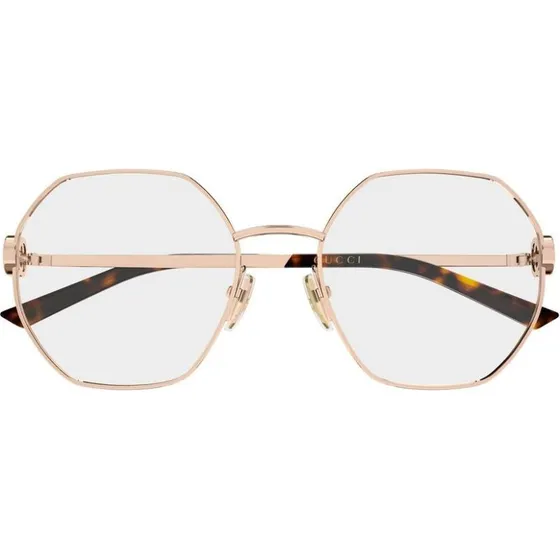 Gucci GG2048O Occhiali da Vista Donna in Acciaio Geometrici