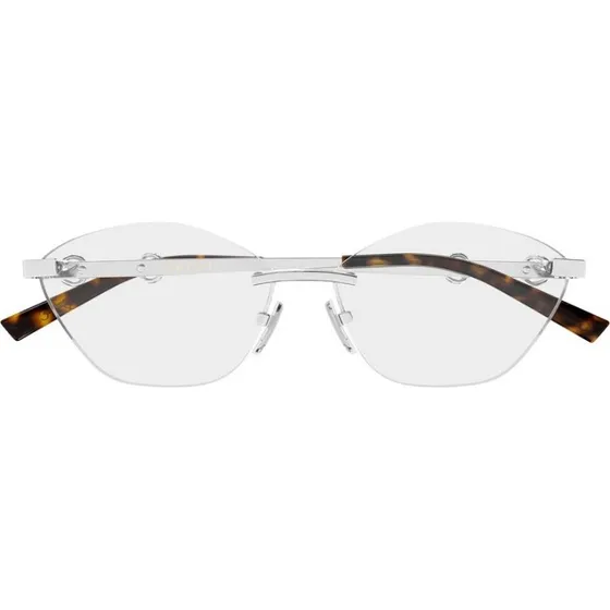 Gucci GG2050O Occhiali da Vista Donna Cat-Eye Argento