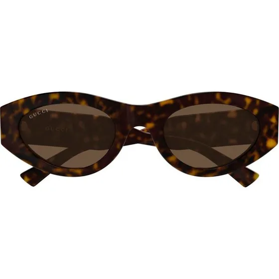 Gucci GG2065S Occhiali da Sole Donna Rotondi Havana 52mm