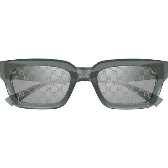 Gucci GG2069S Occhiali da Sole Uomo Grigio Squadrati 53mm