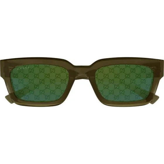 Gucci GG2069S Occhiali da Sole Uomo Verde Squadrati 53mm