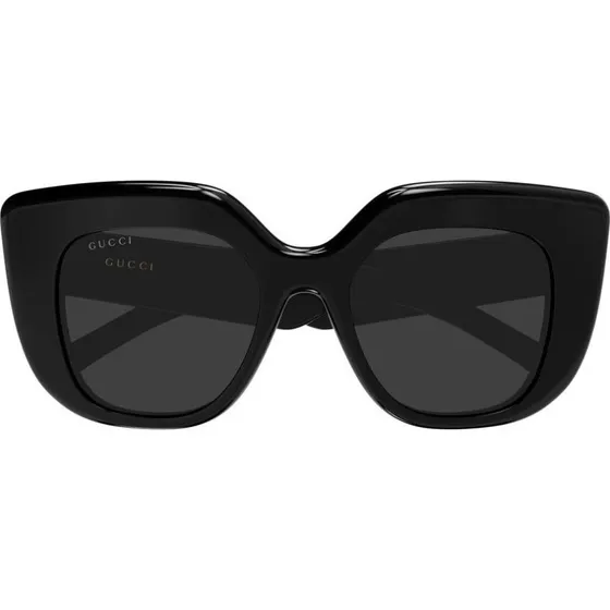 Gucci GG2030S Occhiali da Sole Donna Nero Squadrati 50mm